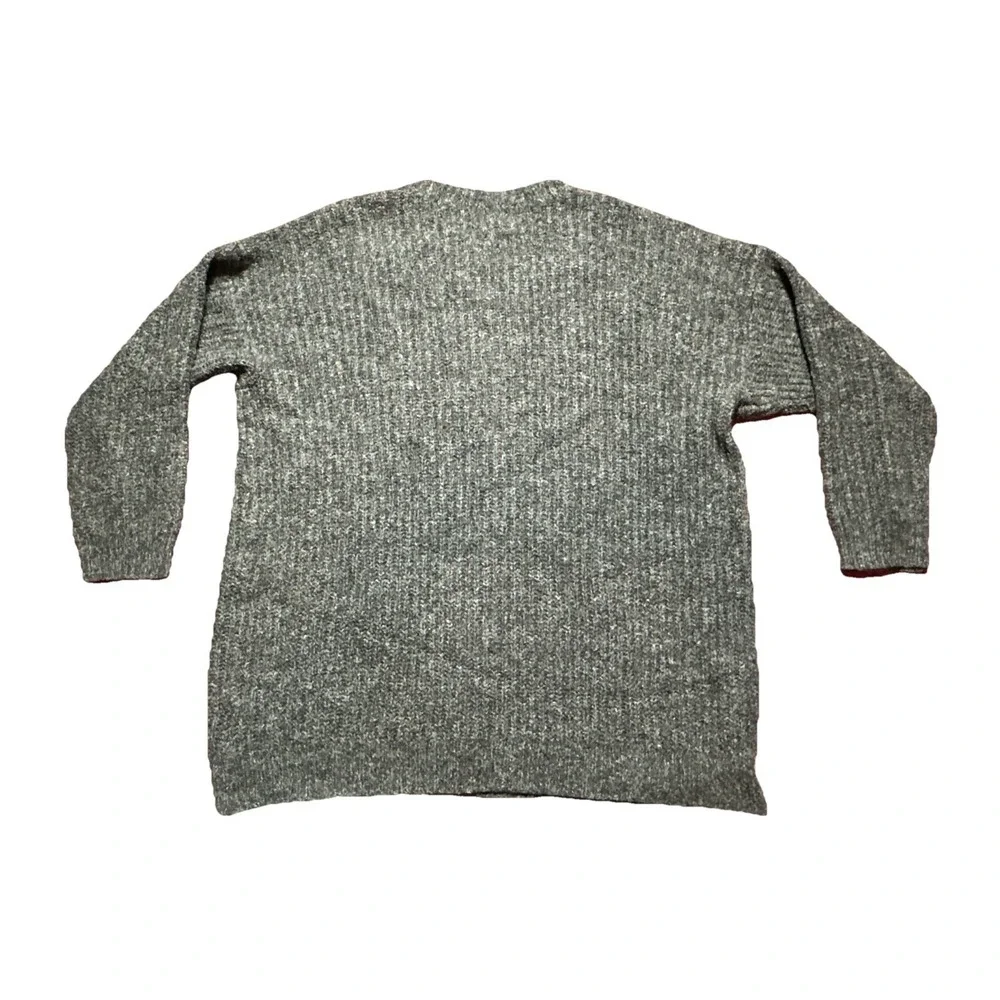Denim And Supply Ralph Lauren Gray Pullover Sweater Mens XL Italian Yarn